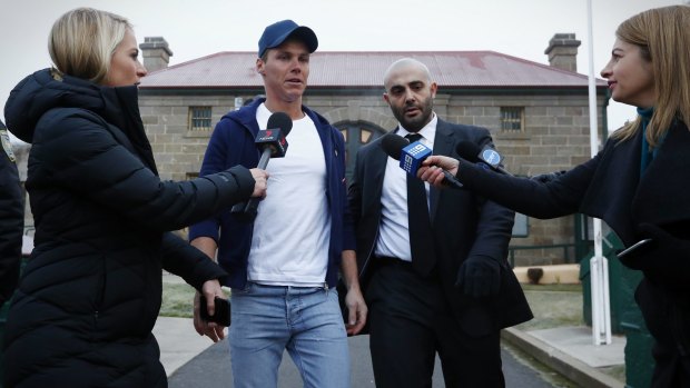 Oliver Curtis did not make an statement on his release.