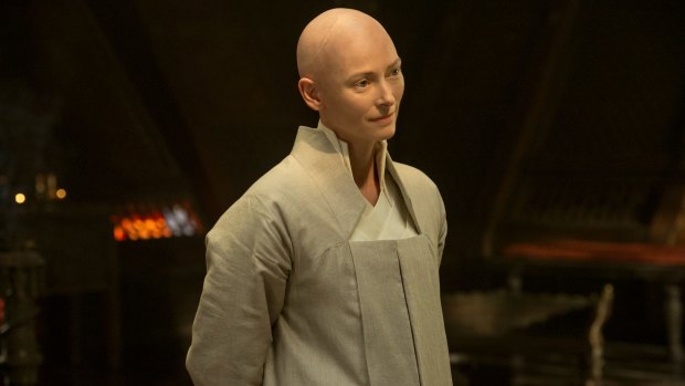 In 2016's <i>Doctor Strange</i>, Tilda Swinton played the Ancient One, a monkish character who was depicted as a Tibetan man in the Marvel comic books.