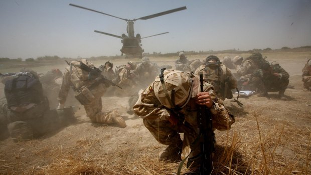 British soldiers in Helmand Province, Afghanistan. The Western military community would be glad to return to more traditional foes.