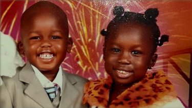 Twins Madit and Anger, who died after their mother's car drove into a lake.