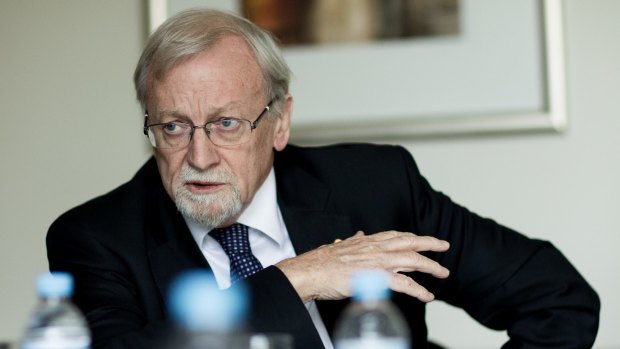 Minister for revisionism? ANU chancellor and former Labor minister Gareth Evans.