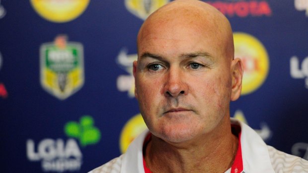 Rare chance: Dragons coach Paul McGregor said Drew Hutchinson's only game in the NRL this year won't be an audition.