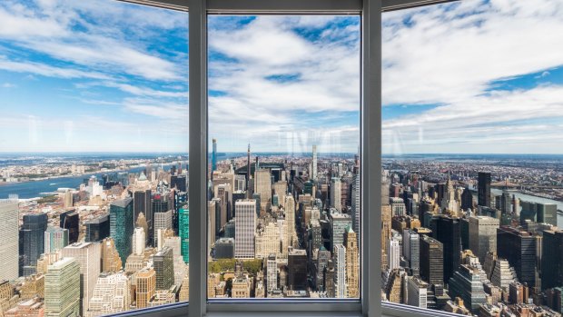 The view from the 102nd floor Observatory.