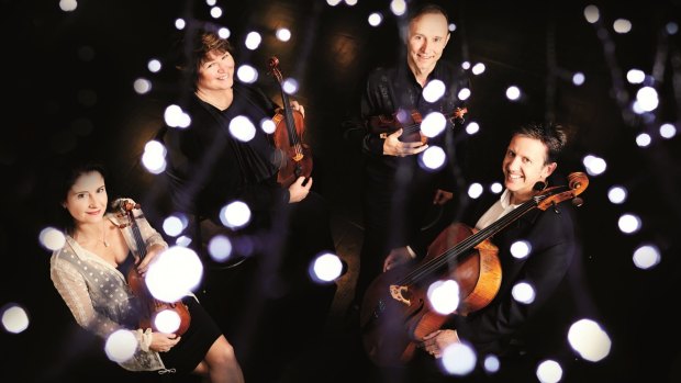 Goldner String Quartet: From left, Dimity Hall (violin), Irina Morozova (viola), Dene Olding (violin), and Julian Smiles (cello).