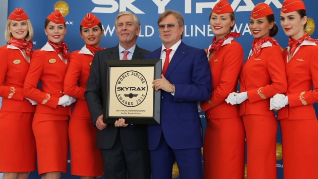 Russia's Aeroflot was named Best Airline in Eastern Europe in the 2016 Skytrax Awards. 
