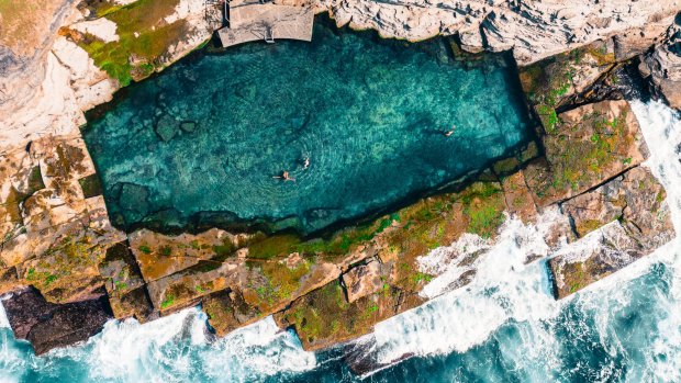 The little-known Bogey Hole one of the country's most spectacular sea baths.