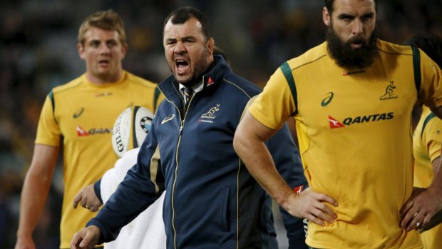Opportunity lost: Wallabies coach Michael Cheika missed his chance to play for Australia.