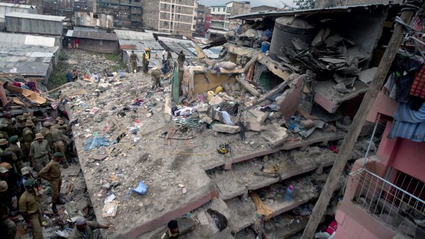 The death toll from the collapsed building Nairobi stands at 23 while 136 people have been saved.
