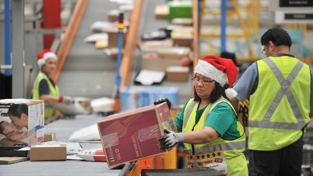 More than 57 per cent of Australians are opting to buy Christmas gifts online this year.