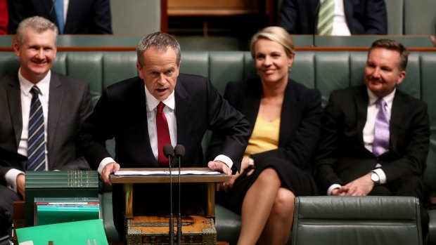 Opposition Leader Bill Shorten delivers his budget reply speech.