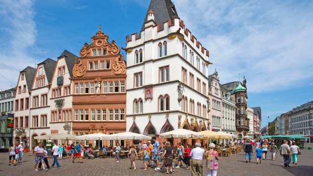 The market square in Trier.