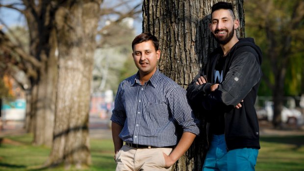 ANU engineering students from New Zealand Yash Vyas and Ali Bulbul have been following the New Zealand election closely. 