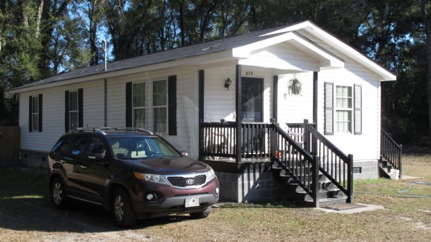 The house in South Carolina where Gloria Williams lived for years with a girl that authorities say was kidnapped as an infant 18 years ago from a hospital in Florida.  