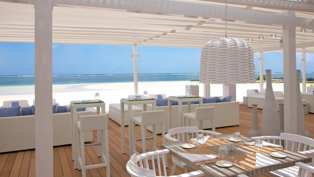 Beach Rouge is a fine spot for resort guests to take lunch.