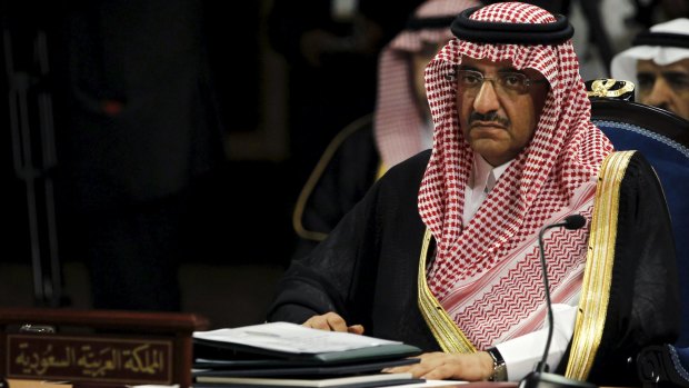 Promoted: Saudi Interior Minister Prince Mohammed bin Nayef is now first in line to the throne.