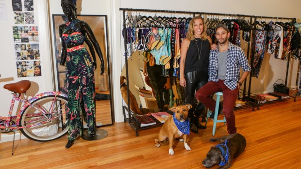 Staying put: Jeremy and Katinka Somers' Australian swimwear business We Are Handsome needs to stay near central Sydney.