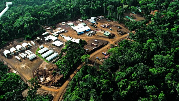 The Mbalam Camp iron ore project in the Congo. Sundance is seeking to restructure its finances to keep its African project alive.