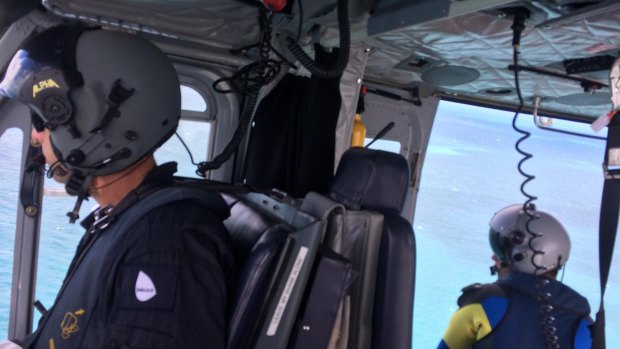 The Mackay-based RACQ CQ Rescue helicopter completed a two-hour search on Monday morning but failed to locate the missing man.