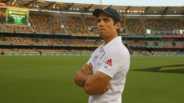 Alastair Cook after England lost the first Test of the 2013-14 Ashes series at the Gabba.