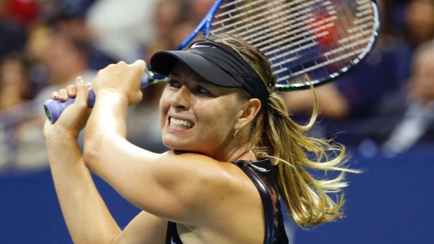 Maria Sharapova is unbeaten in night matches on the Arthur Ashe Arena at the US Open.