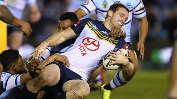 Tied up: Michael Morgan is staying with the North Queensland Cowboys.