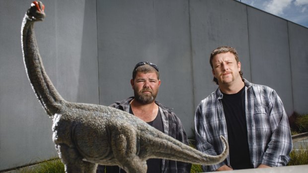 Rickey Caton and Adam Antrum were assaulted by two police officers after Ricky pointed a toy dinosaur at them during a stop. 