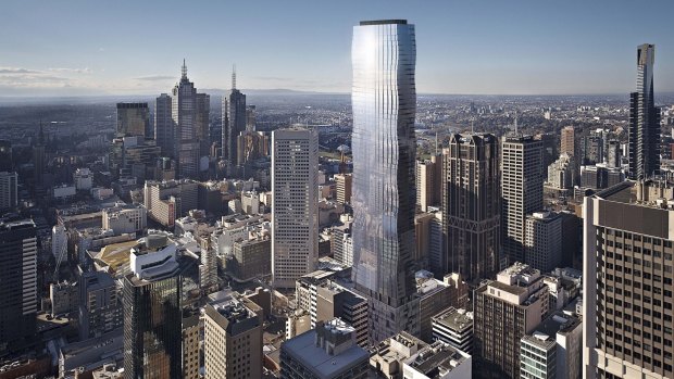 An artist's impression of Tower Melbourne.