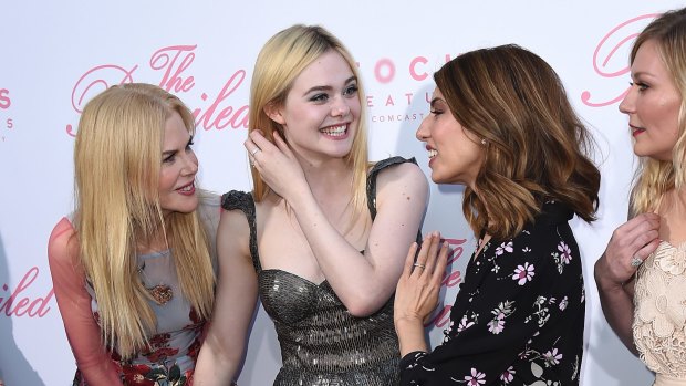 At the premiere of The Beguiled - (from left) Nicole Kidman, Elle Fanning, Sofia Coppola and Kirsten Dunst.