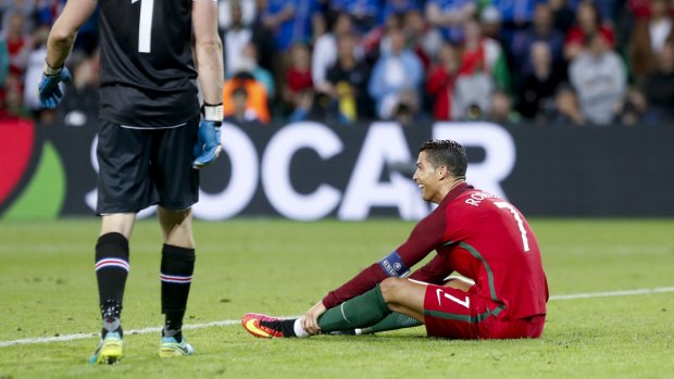 Ronaldo's sportsmanship has again been questioned.
