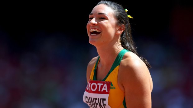 Happy go lucky: Michelle Jenneke does not embody traits of ruthlessness, fearlessness and cold-heartedness.