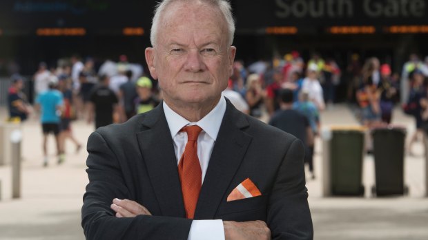 GWS boss Tony Shepherd opposes the moves to turn ANZ Stadium into a rectangular field.