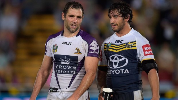 Star power: Smith and Thurston in club colours.