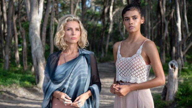 Else Pataky and Madeleine Madden in the supernatural mystery Tidelands.