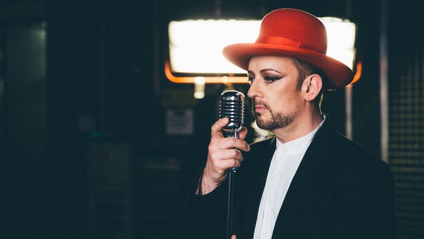 Boy George today: ''Doing a tour sober is great.''