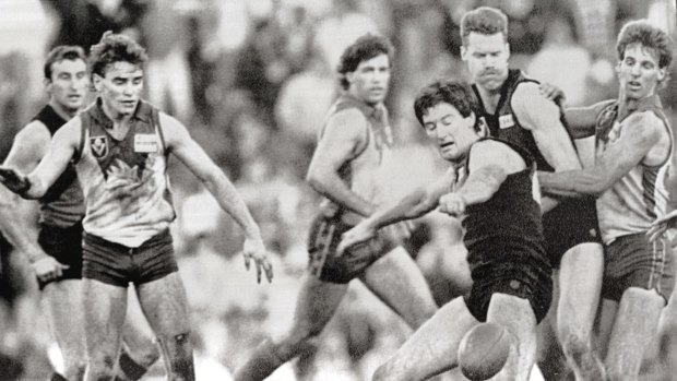 In 1987, Sydney kicked 36.20 (236) against Essendon, at that time the second highest score in VFL history.