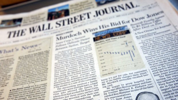 More than half of The Wall Street Journal's subscribers don't get the print editions, accessing its stories online.