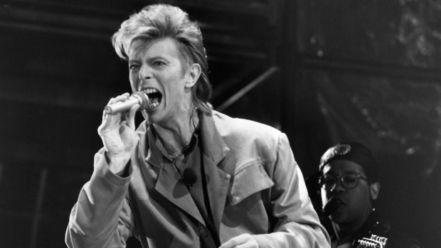 David Bowie performs in 1987, the year John Elder decided to tell the musical icon how to get his groove back.