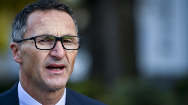 'Challenge accepted': Greens leader Richard Di Natale has swung his party's support behind Jamie Oliver's sugar tax.