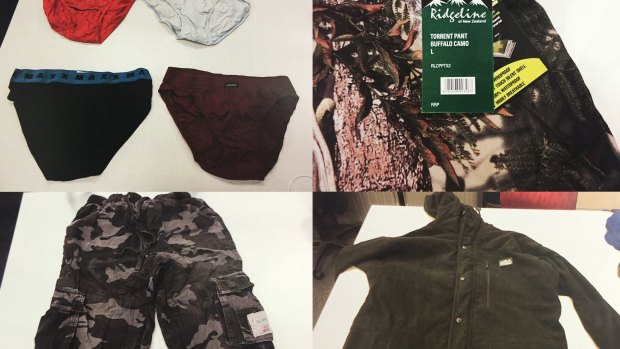 Some of the items bought for Islamic State fighter Mohamed Elomar.