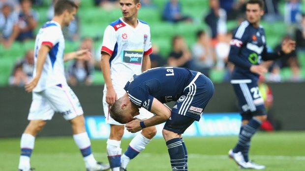 Besart Berisha sums up the Melbourne Victory's outing against Newcastle.