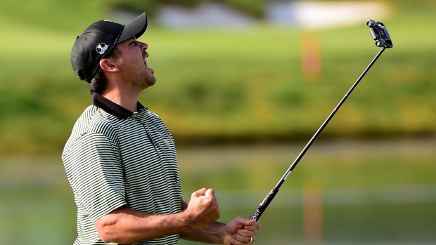 That's my joy: Jason Day went down swinging in the Presidents Cup.