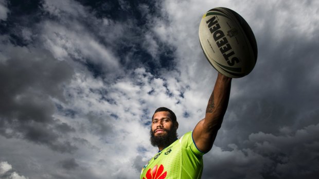 Out of the Storm, Canberra Raiders winger Sisa Waqa.