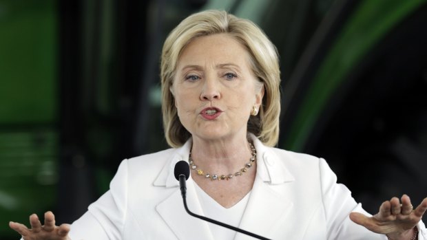 Hillary Clinton, who appears to be stagnating in the polls, speaks in Ohio on Wednesday. 
