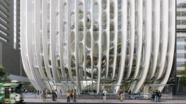 City of Melbourne's Rob Adams says the design for 600 Collins Street is not great but 'a piece of architecture by a good architect'.