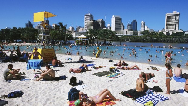 Taking a dip as Streets Beach or one  Brisbane's pools is a fantastic way to cool off on a steamy day. 