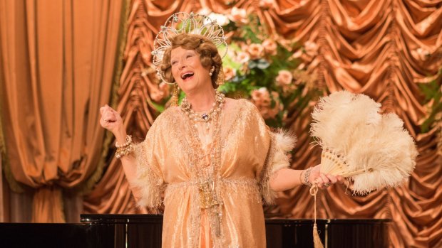 Meryl Streep on song in <i>Florence Foster Jenkins</i>.