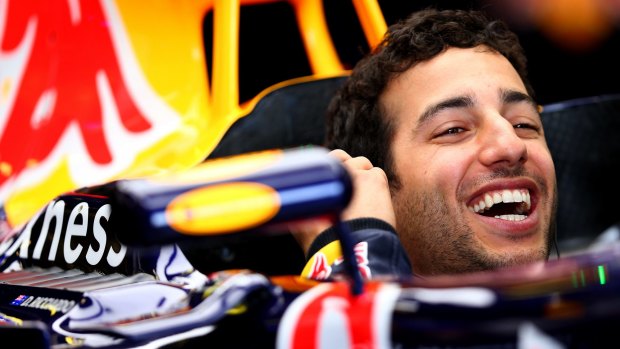 Daniel Ricciardo is staying positive despite a slower car in 2015.