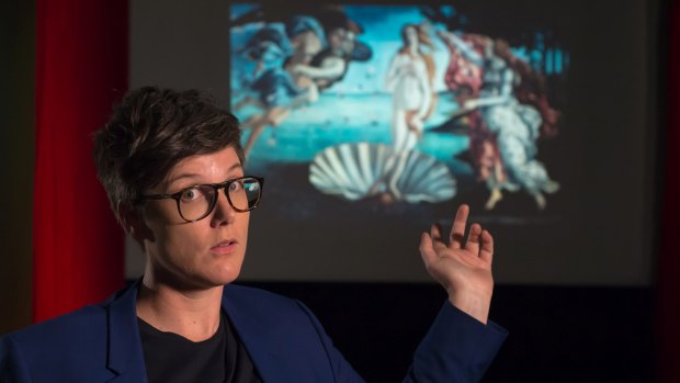 Hannah Gadsby explores the history of the nude in art in Nakedy Nudes.