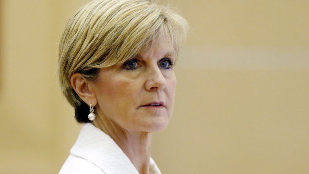 Foreign Minister Julie Bishop (pictured) and Communications Minister Malcolm Turnbull both criticised the way Mr Abbott conducted the debate.