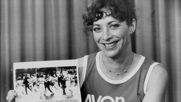 Kathrine Switzer, the woman who broke the sex barrier in the Boston Marathon back in 1967.
